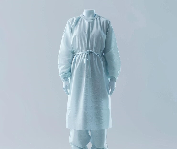 گان جراحی بلند با پوشش کامل و آزادی حرکت